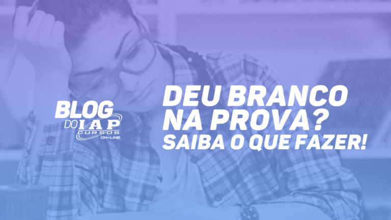 Deu Branco… O que fazer?
