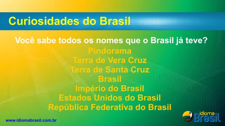 Os nomes no Brasil