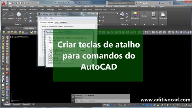Atalhos do AutoCAD