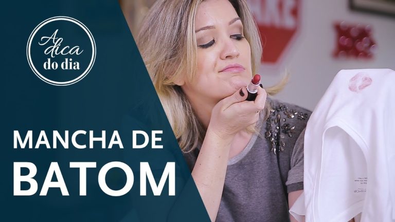 COMO TIRAR MANCHAS DE BATOM E CAFÉ