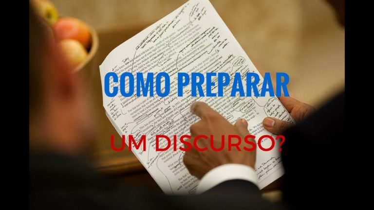 COMO PREPARAR UM DISCURSO