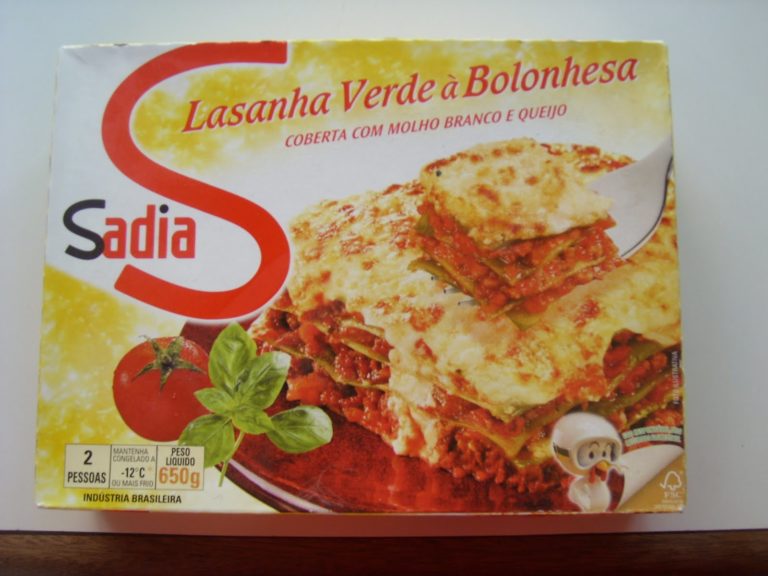 BRIEFING SADIA – LASANHA CONGELADA