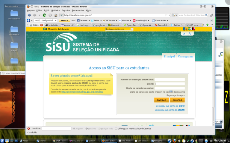 INSCRIÇÃO SISU 2011