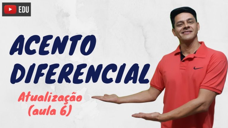 NOVO ACORDO ORTOGRÁFICO – ACENTO DIFERENCIAL