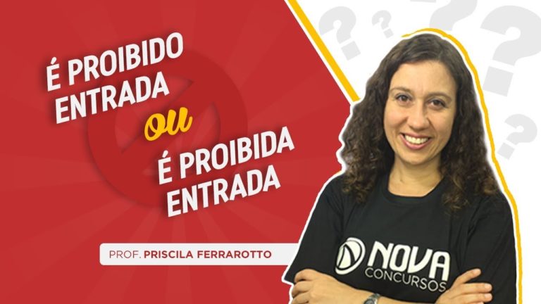 É PROIBIDO É PROIBIDA