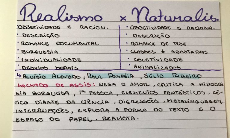REALISMO E NATURALISMO