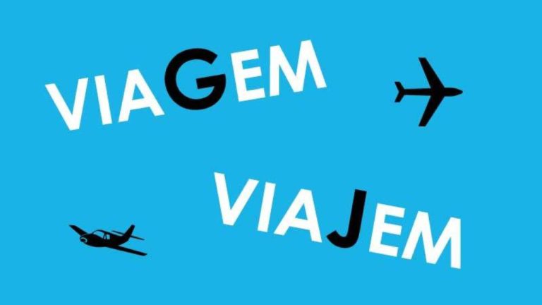 VIAGEM OU VIAJEM?