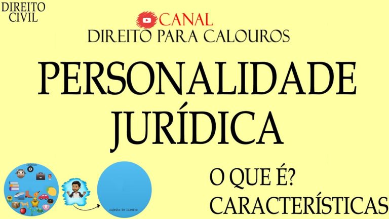 PERSONALIDADE JURÍDICA
