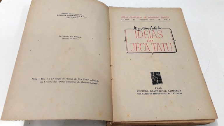 Idéias de Jeca Tatu –  Monteiro Lobato