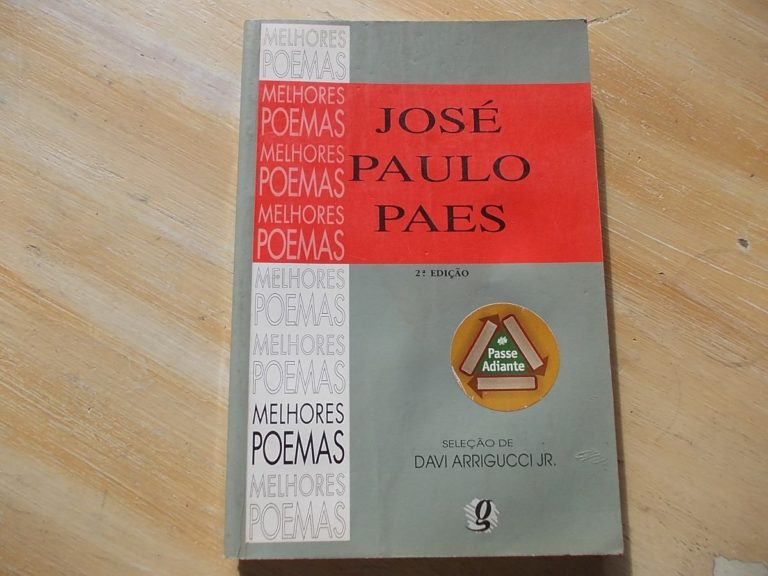 MELHORES POEMAS – José Paulo Paes