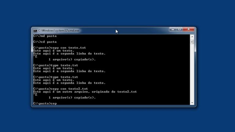 TRABALHANDO COM ARQUIVOS EM LOTE NO MS-DOS